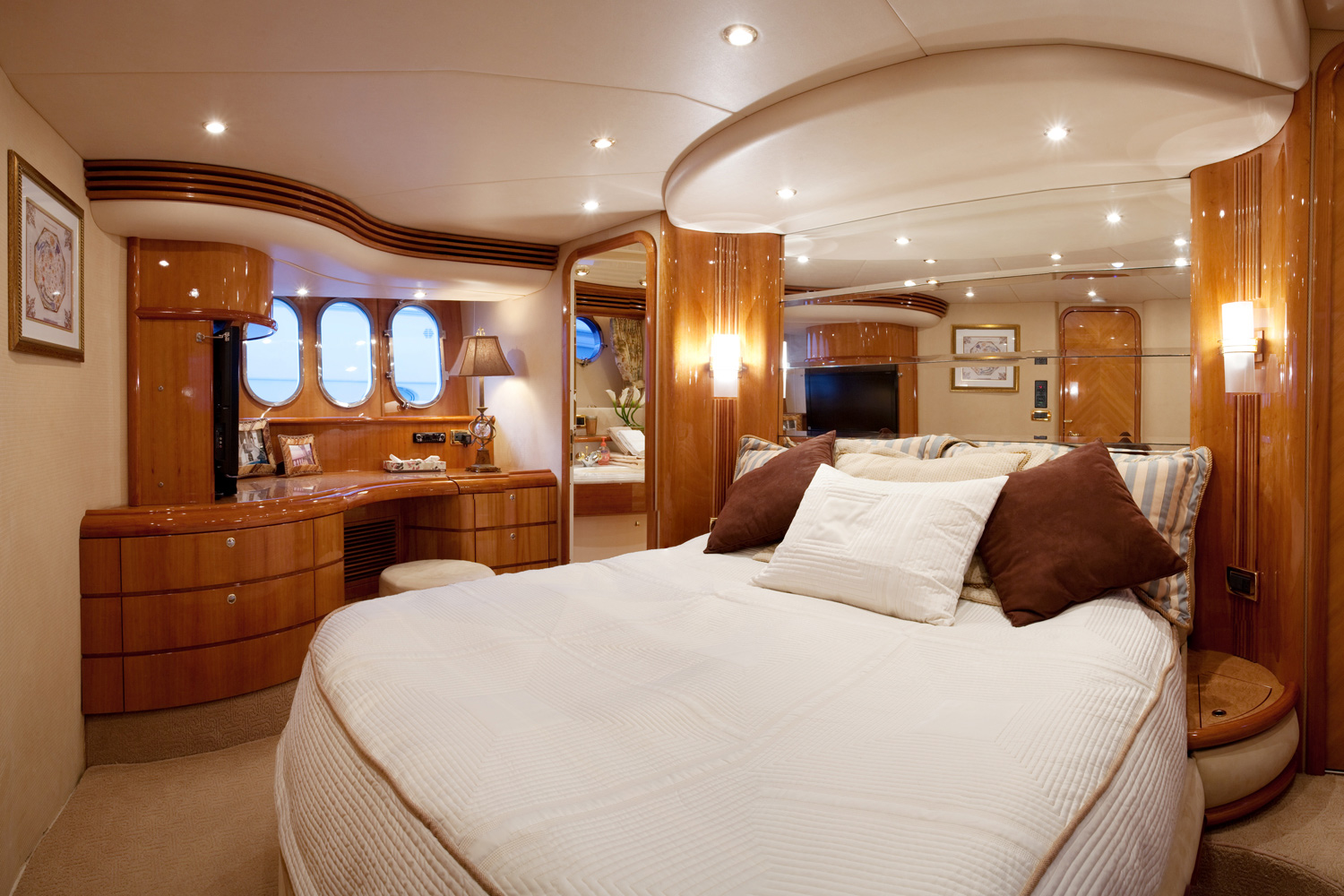 Chambre à coucher sur un bateau en Floride 