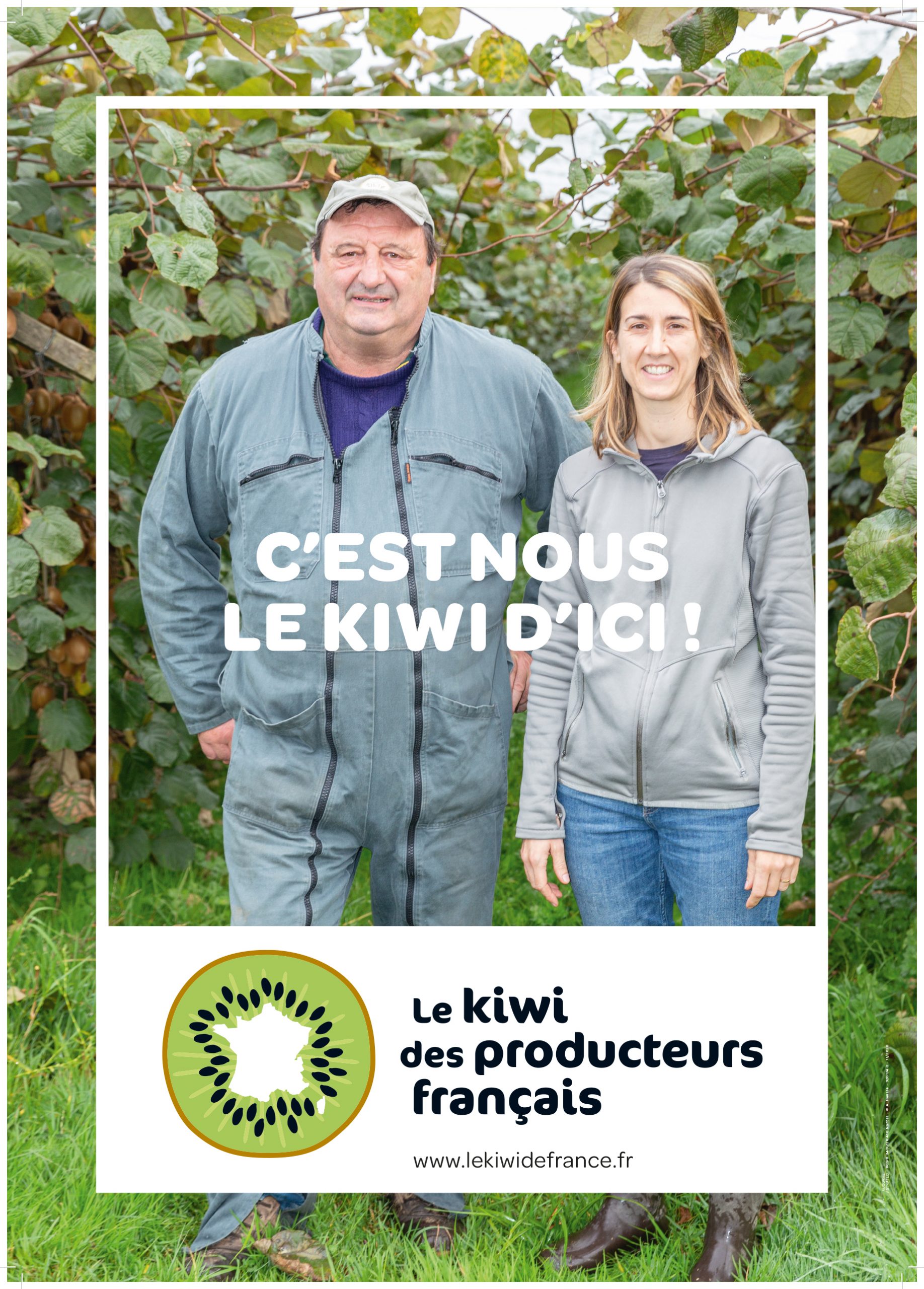 Portrait pour la promotion du kiwi français